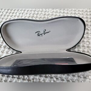 Ray-Ban Black and White Sunglasses Case